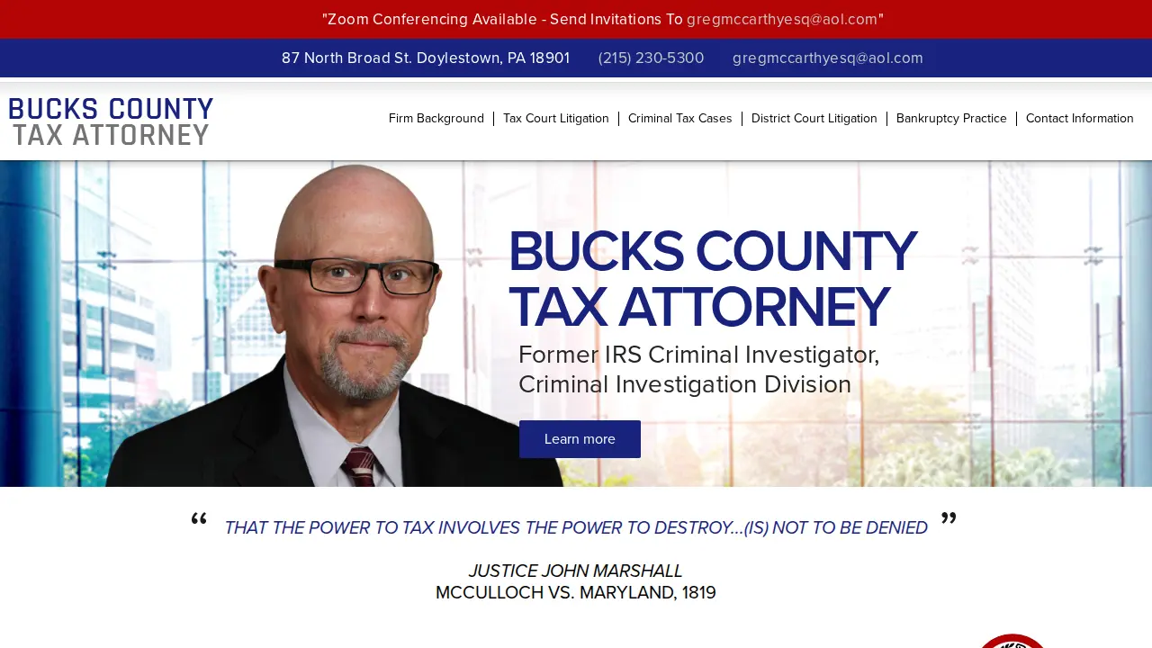 Bucks County Tax Attorney