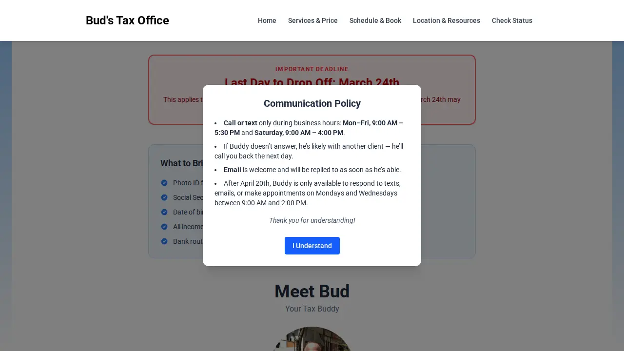 Buds Tax Office