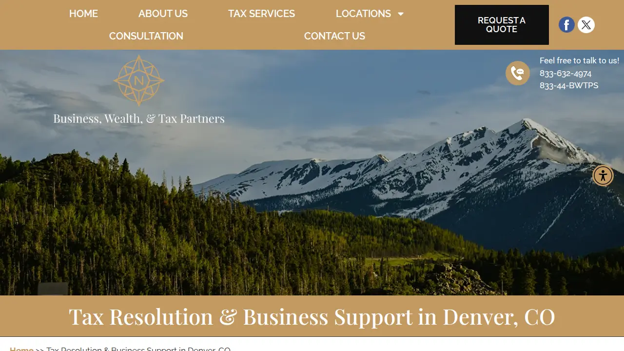 BW Tax Partners - Tax Attorneys, Tax Debt Resolution & IRS Defense page