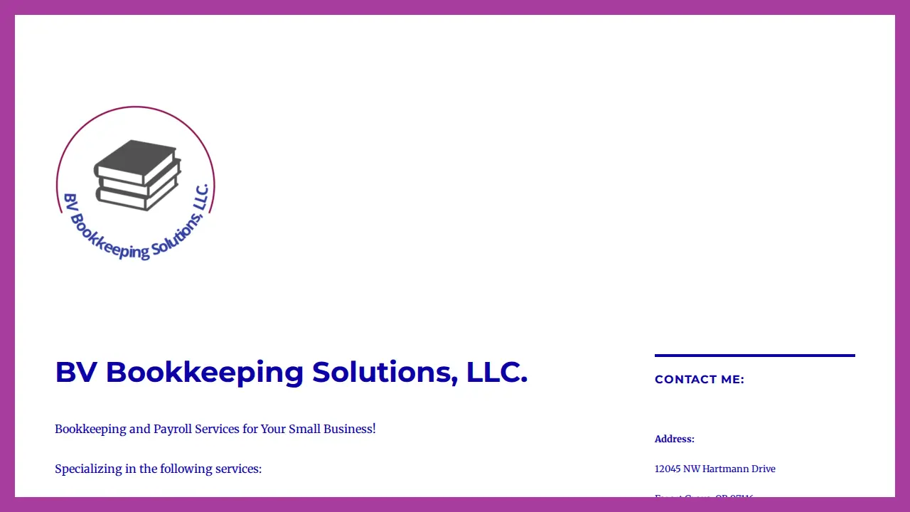 BV Bookkeeping Solutions, LLC.