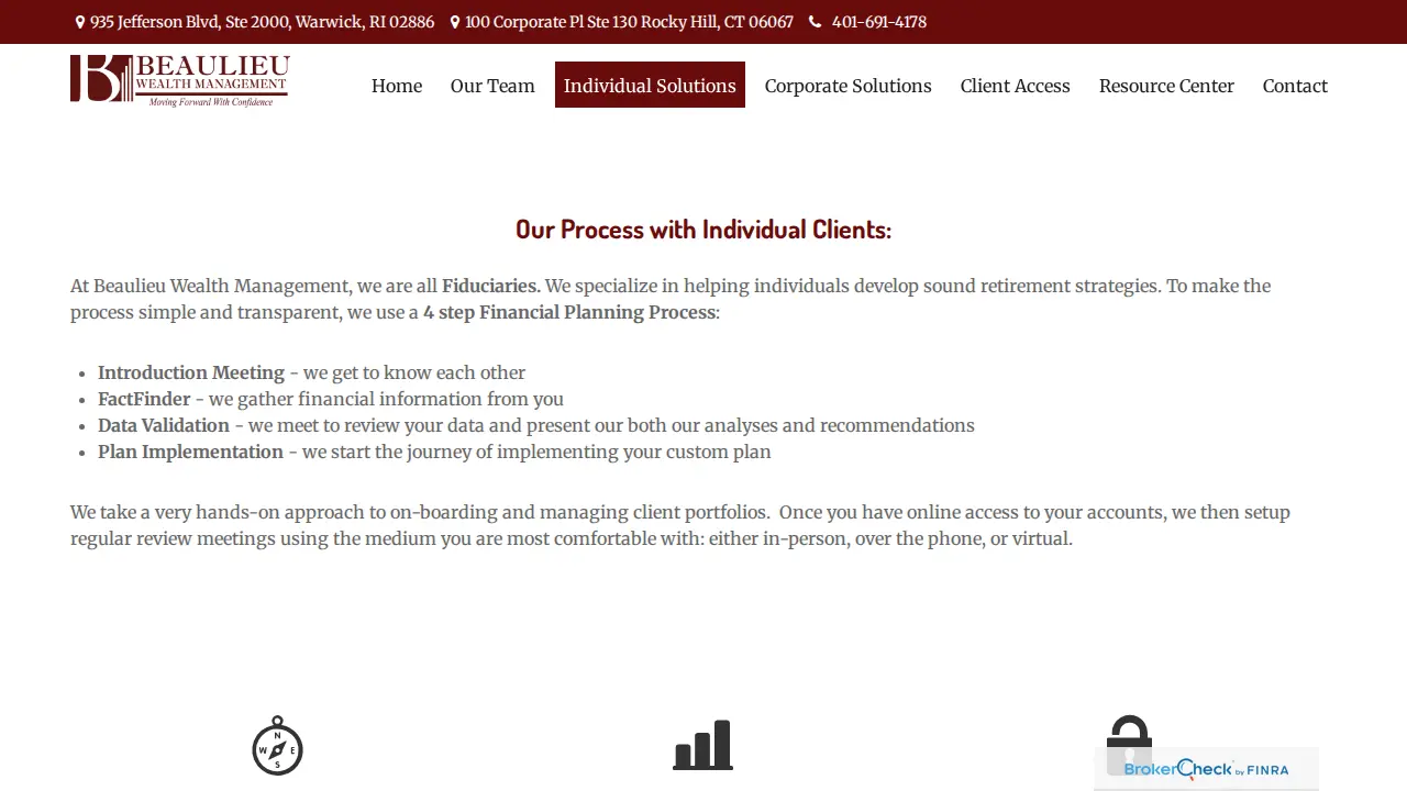 Beaulieu Wealth Management page