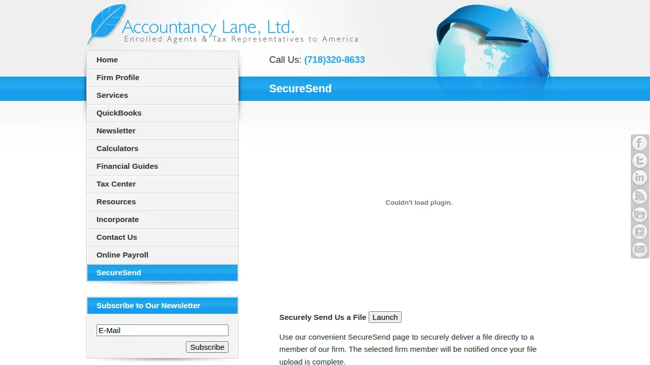 Accountancy Lane, Ltd. page