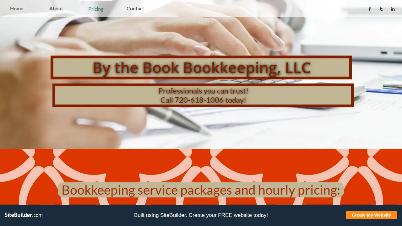 By the Book Bookkeeping, LLC page