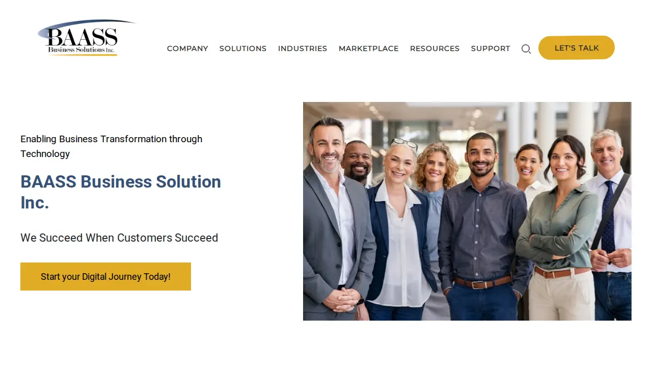 BAASS Business Solutions Inc. page