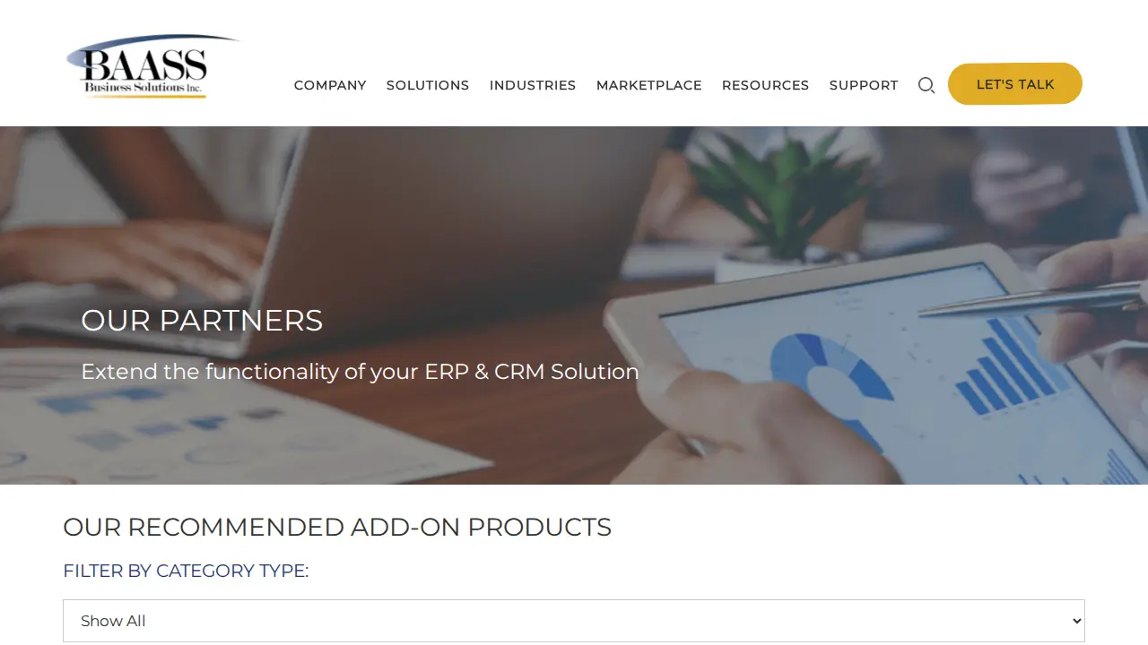 BAASS Business Solutions Inc. page
