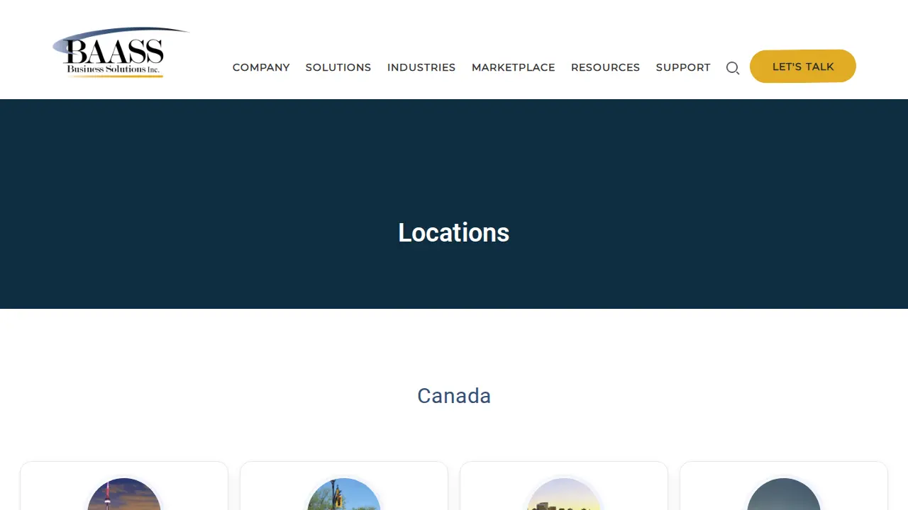 BAASS Business Solutions Inc. page
