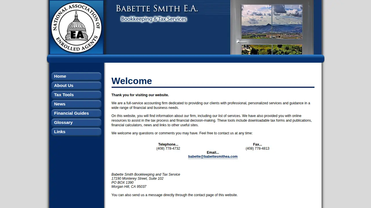 Babette Smith Bookkeeping & Taxes page
