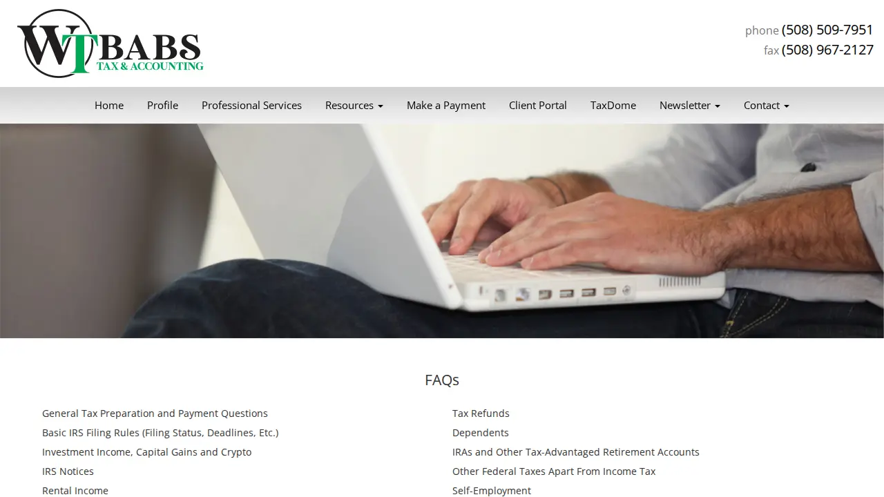 WT Babs Tax & Accounting Inc page