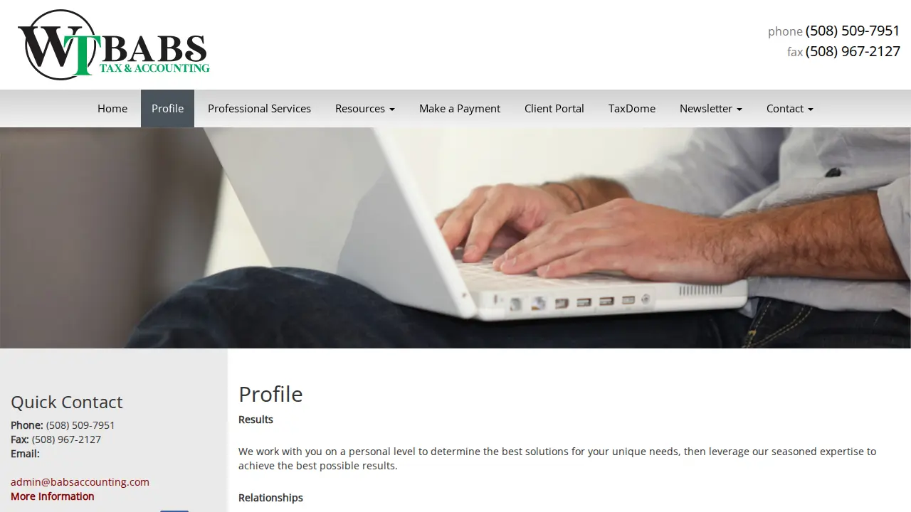 WT Babs Tax & Accounting Inc page