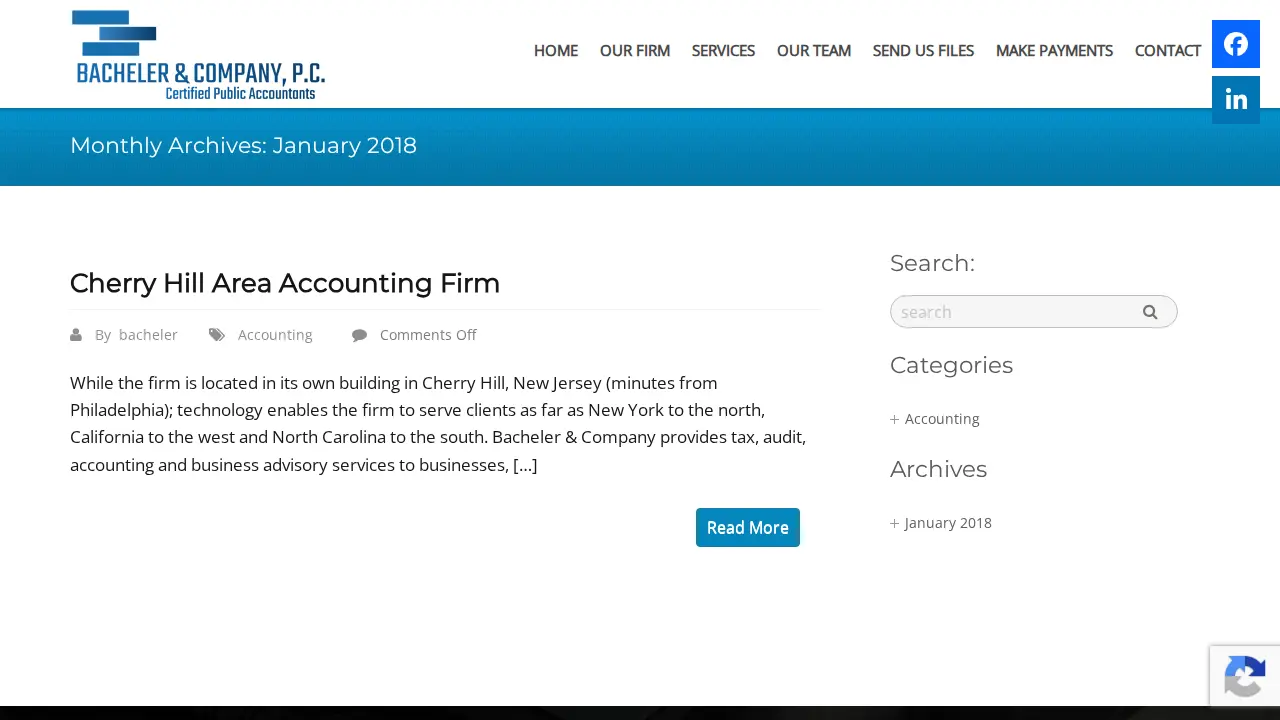 Bacheler & Co page