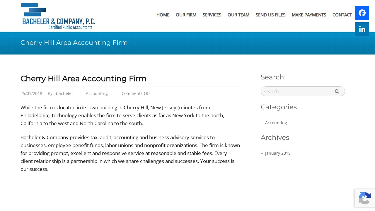 Bacheler & Co page