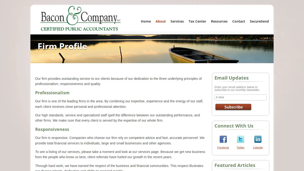 Bacon & Company CPAs, LLC page