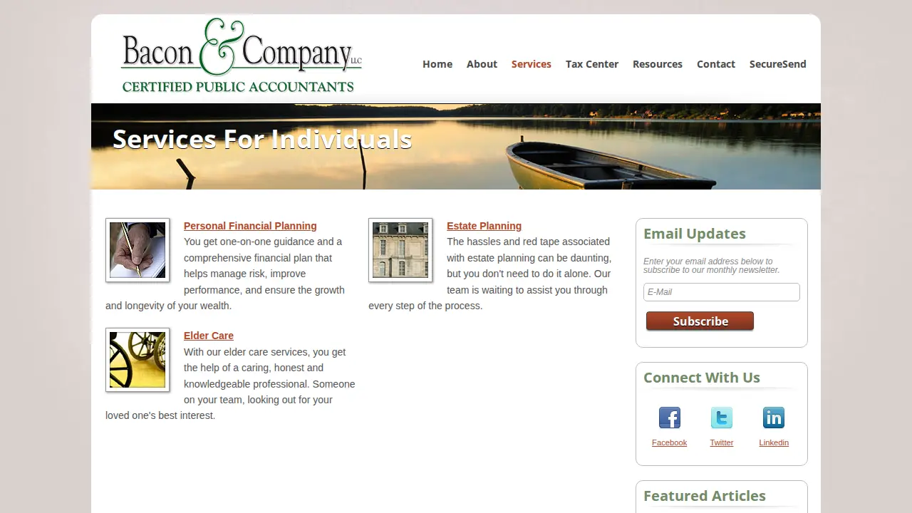 Bacon & Company CPAs, LLC page