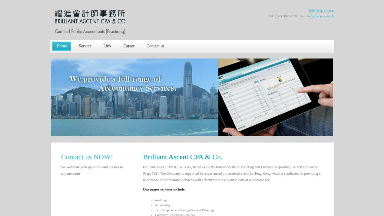 Brilliant Ascent CPA & Co. page