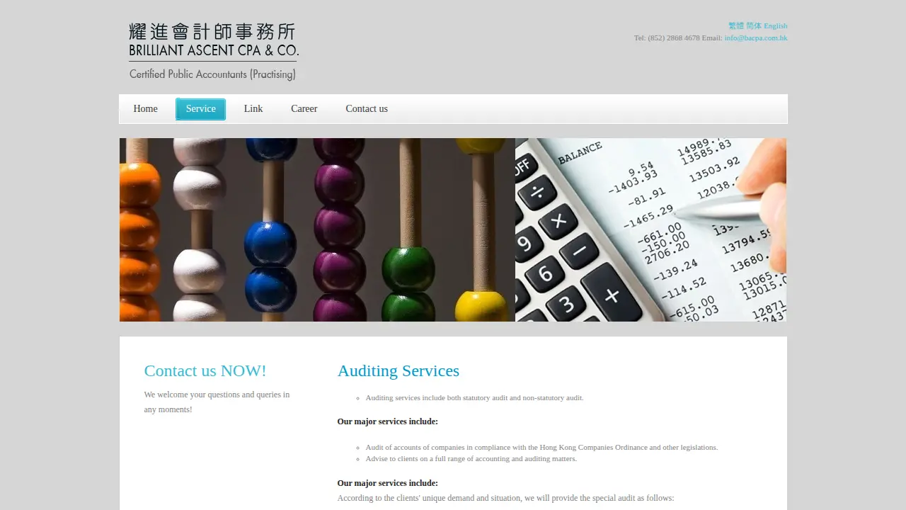 Brilliant Ascent CPA & Co. page