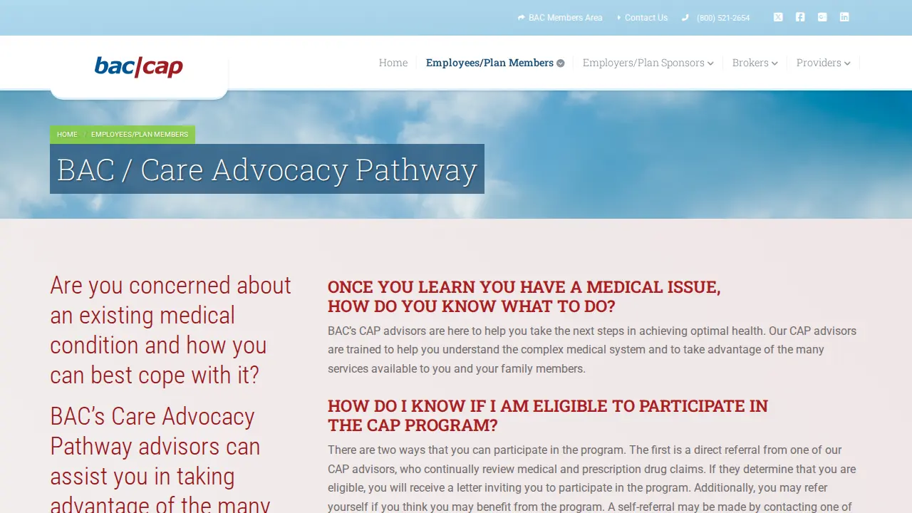 BAC - Business Administrators & Consultants, Inc. page