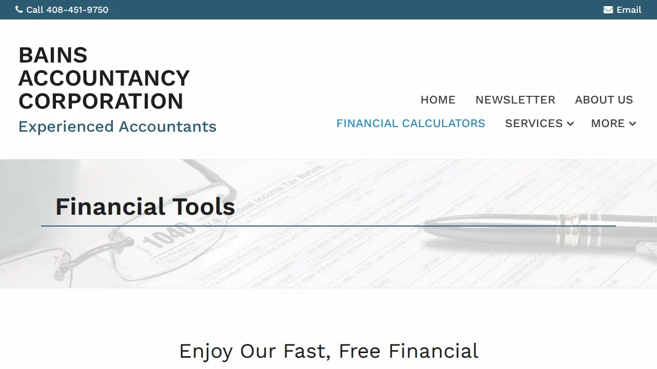 Bill Bains Accountancy page
