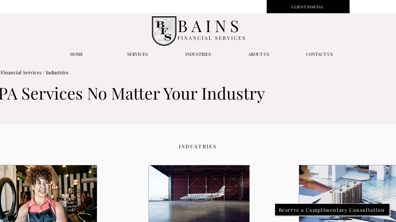 Bains Financial Services | CPA | Tax & Accounting page