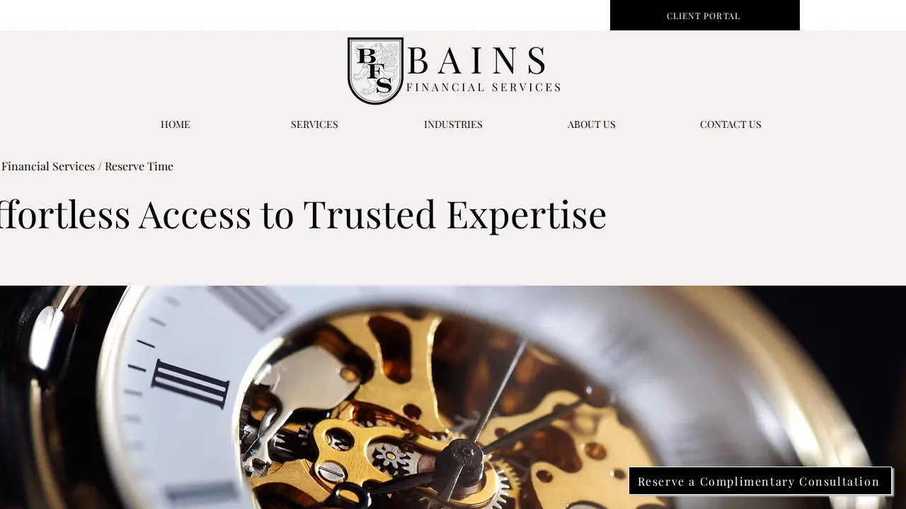 Bains Financial Services | CPA | Tax & Accounting page