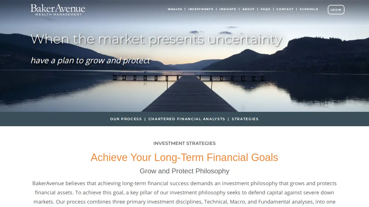 BakerAvenue Wealth Management page