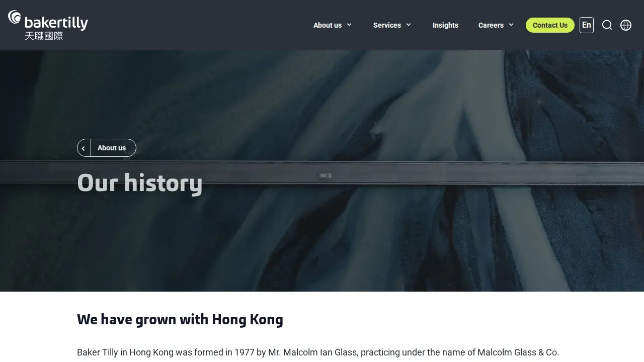Baker Tilly Hong Kong 天職香港 page