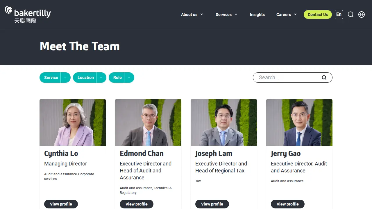 Baker Tilly Hong Kong 天職香港 page
