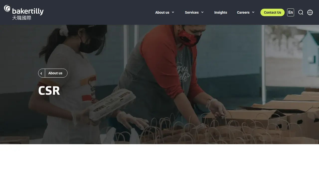 Baker Tilly Hong Kong 天職香港 page