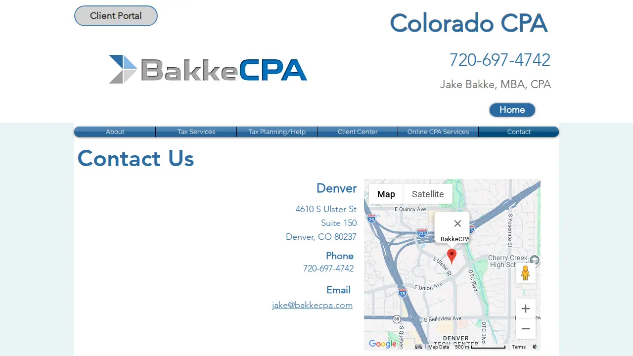 Bakke, CPA page