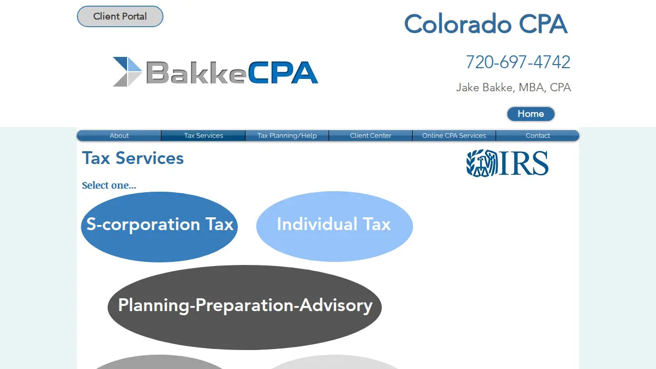 Bakke, CPA page
