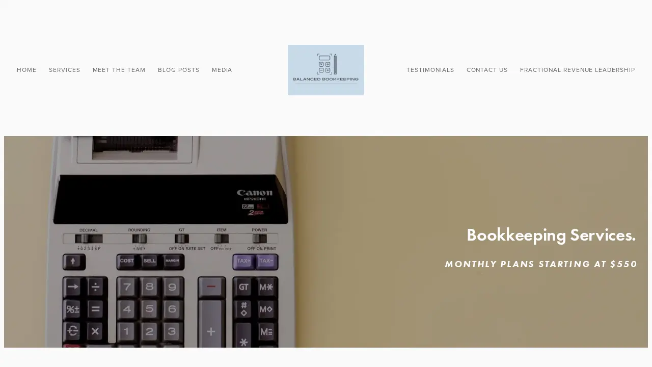 Balanced Bookkeeping LLC page