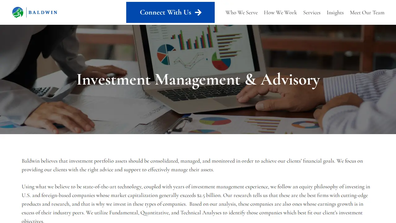 Baldwin Management page