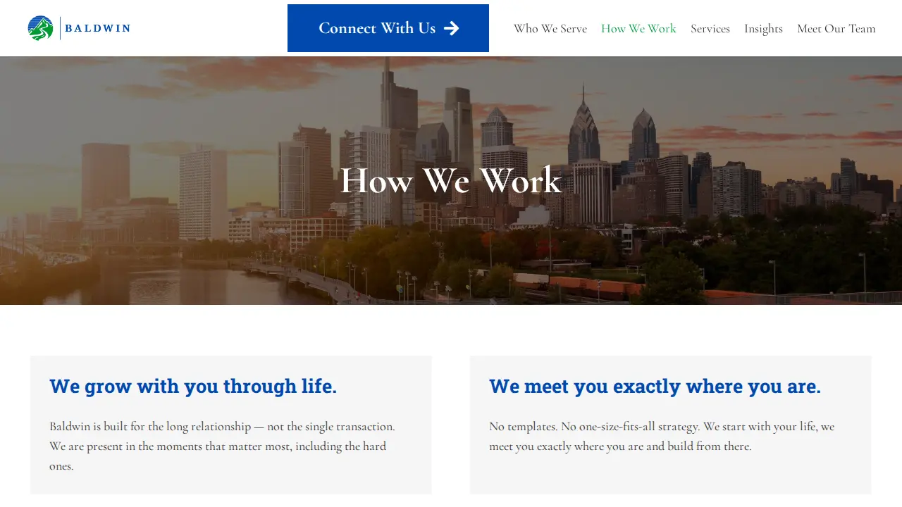 Baldwin Management page