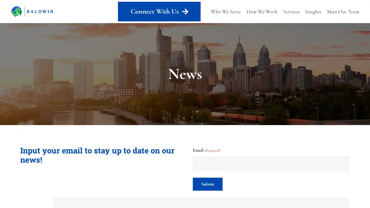 Baldwin Management page