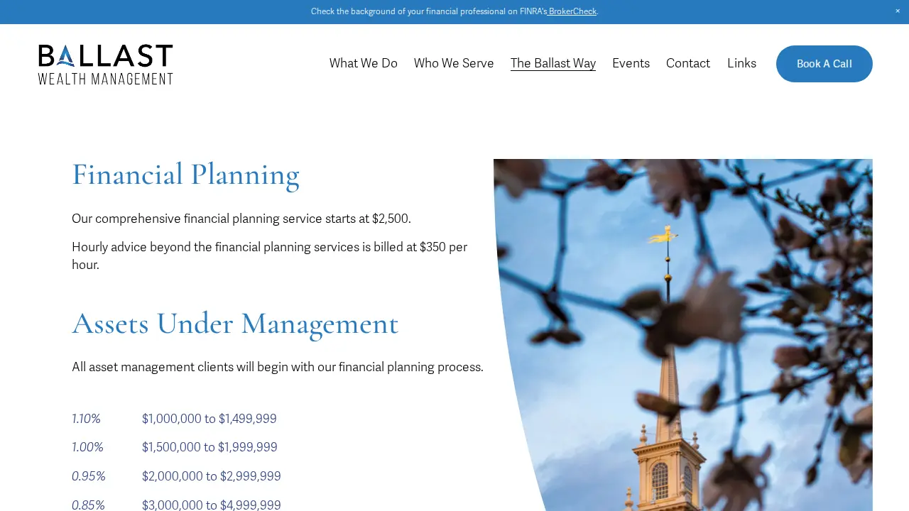 BALLAST WEALTH MANAGEMENT page
