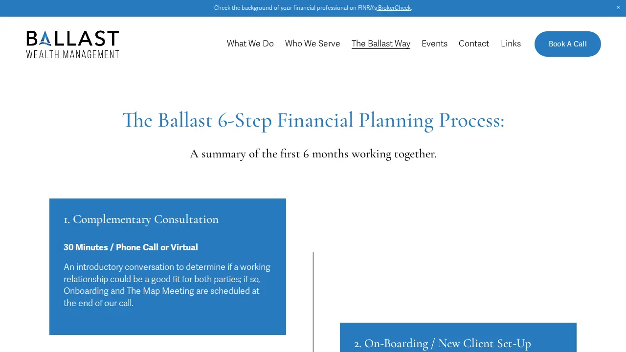 BALLAST WEALTH MANAGEMENT page