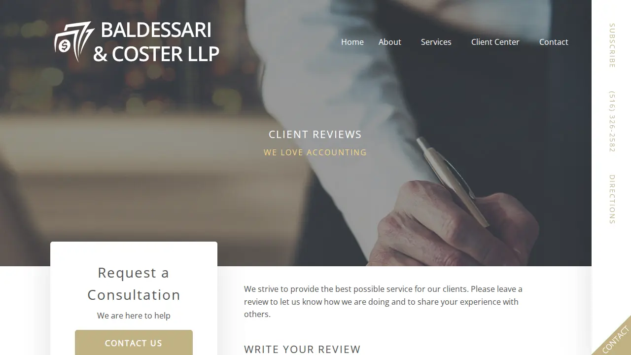 Baldessari & Coster LLP page
