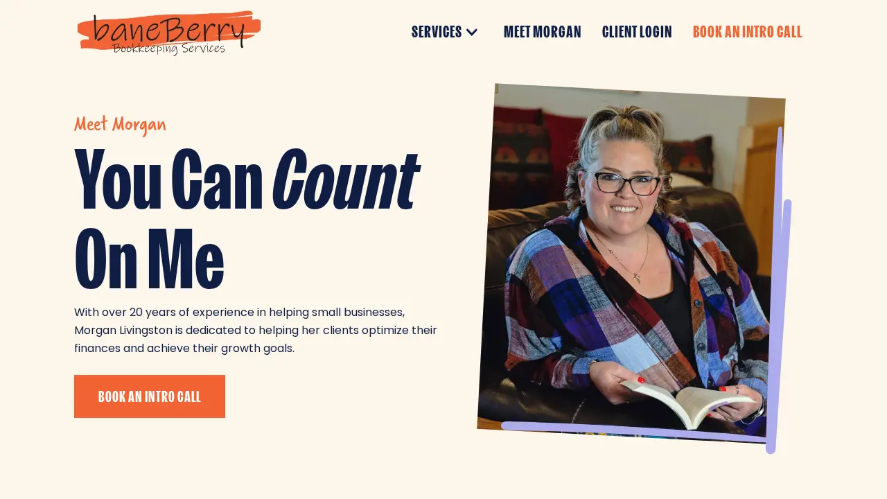 baneBerry Bookkeeping page