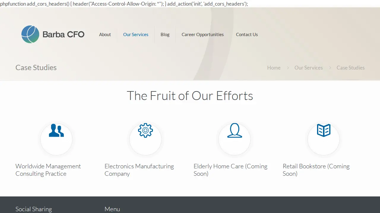 Barba CFO page