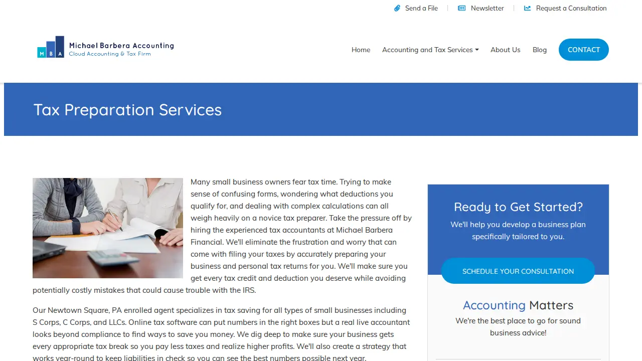 Barbera & Associates, P.C. page