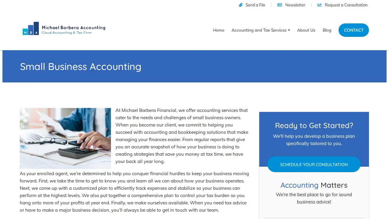 Barbera & Associates, P.C. page