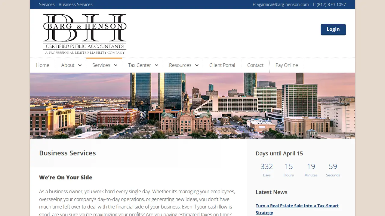 Barg & Henson CPAs, PLLC page