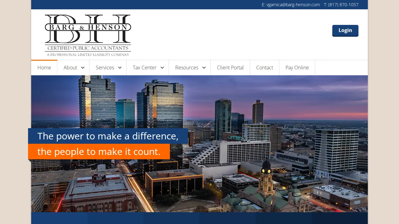 Barg & Henson CPAs, PLLC page
