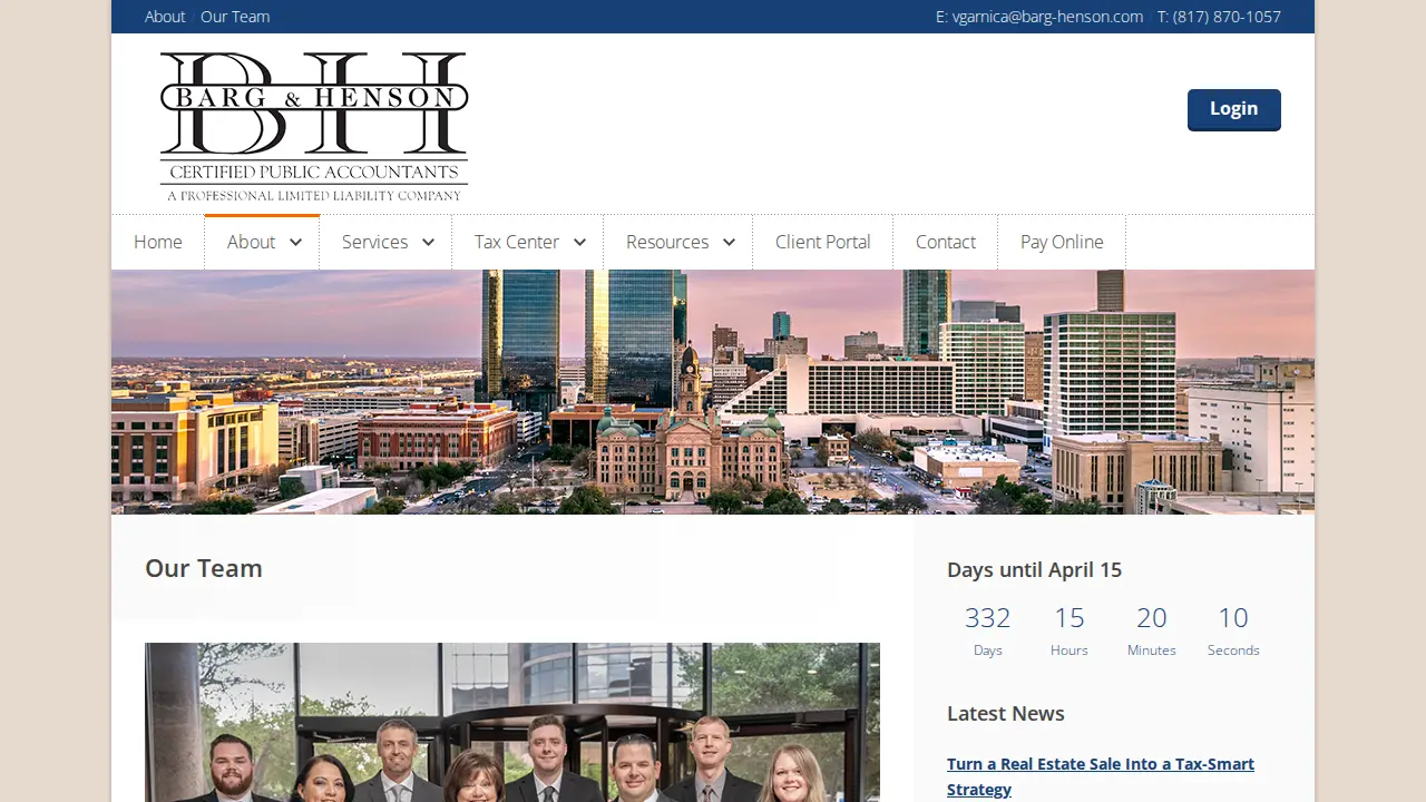 Barg & Henson CPAs, PLLC page