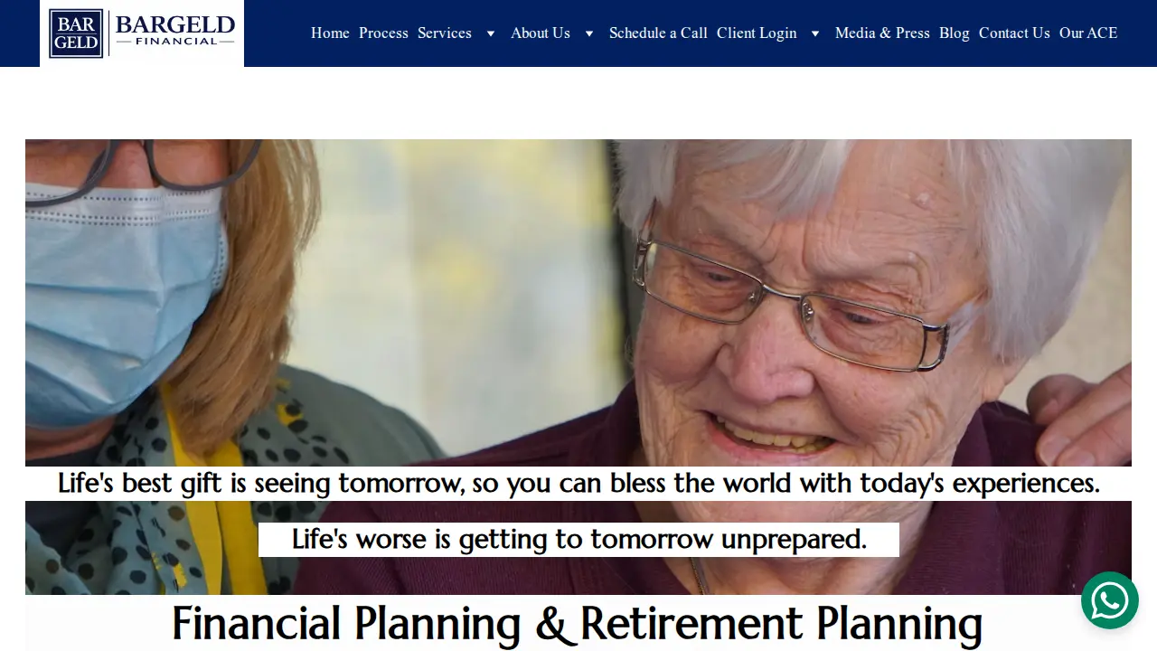 BARGELD FINANCIAL page