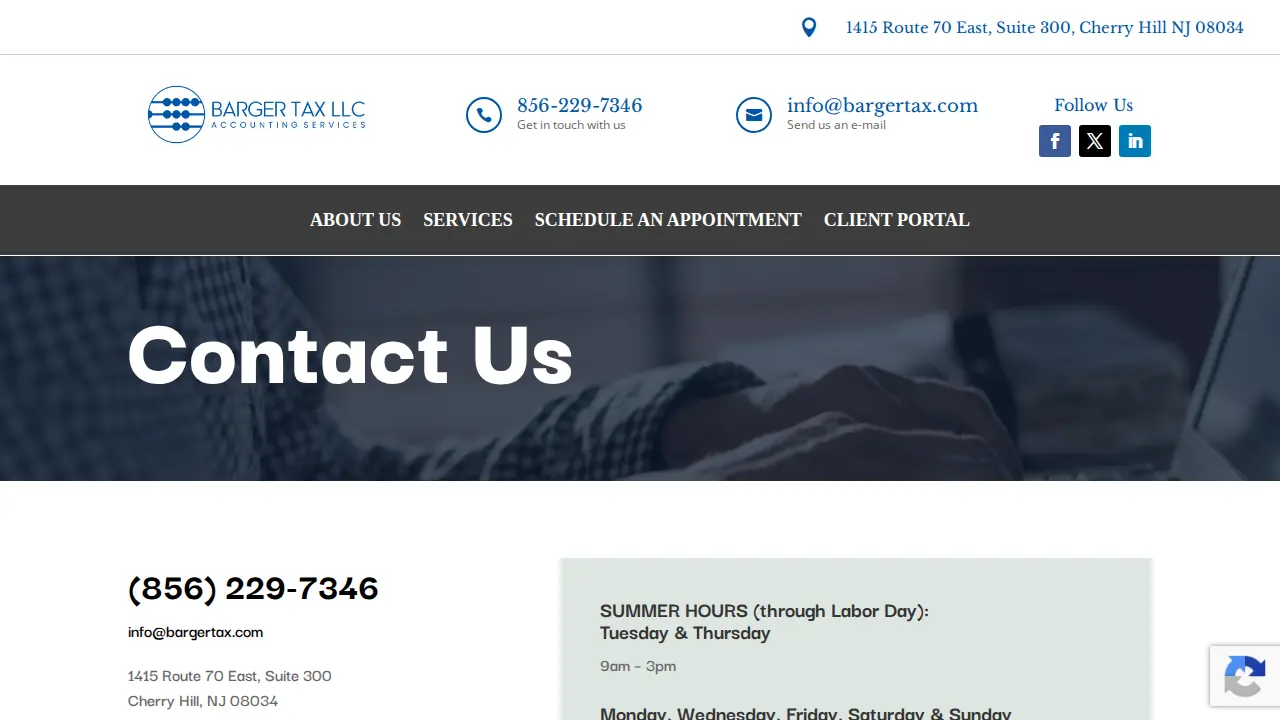 Barger Tax & Accounting LLC page