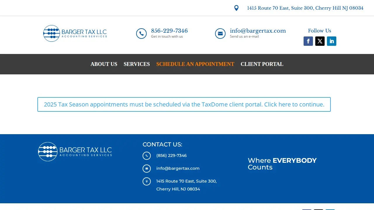 Barger Tax & Accounting LLC page