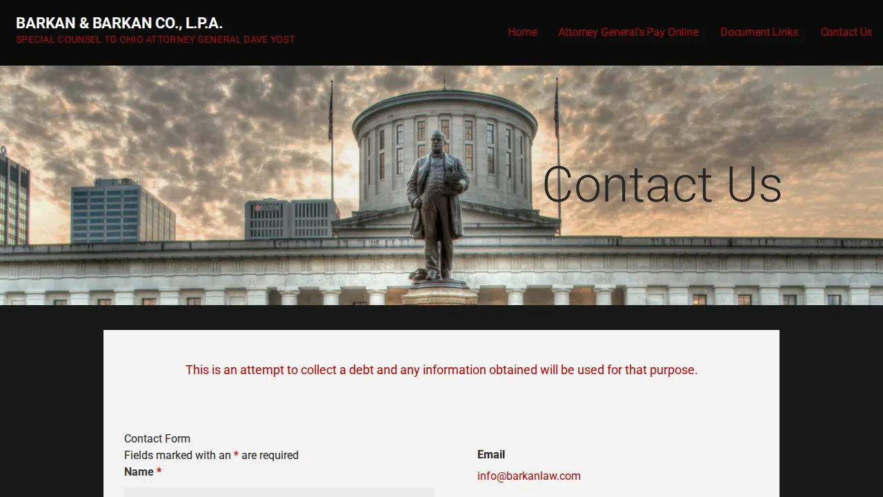 Barkan & Barkan Co LPA page