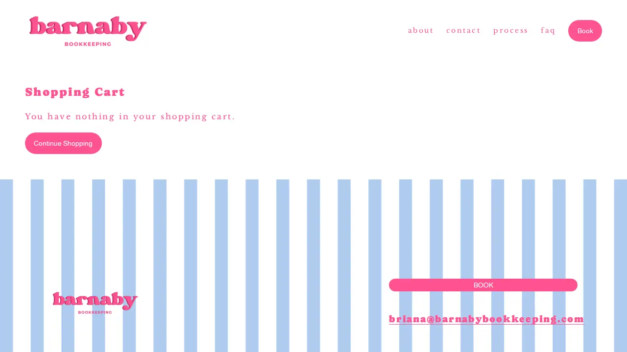 Barnaby Bookkeeping page