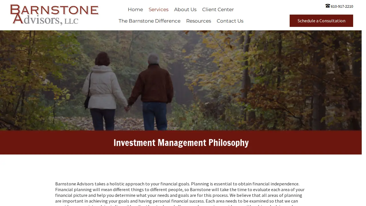 Barnstone Advisors, LLC page