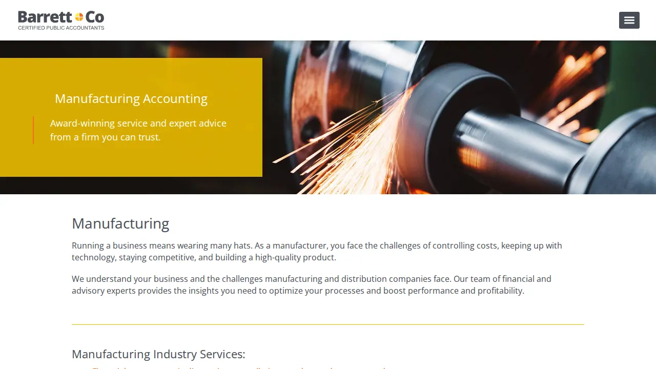 Barrett & Co. CPA's page